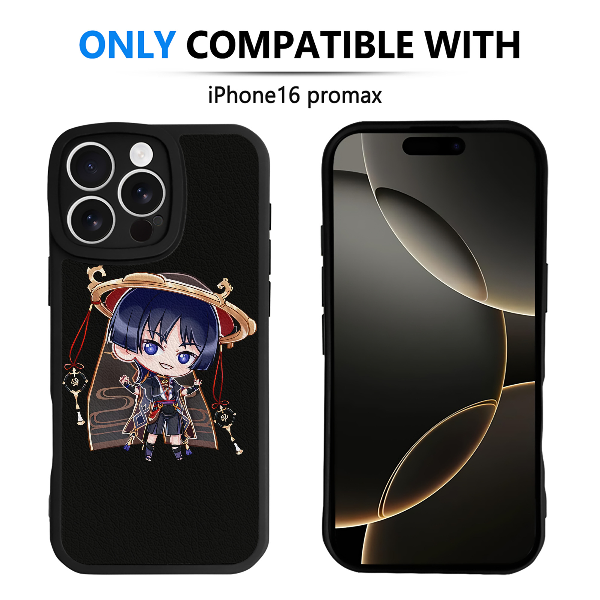 げんし神 さんペい genshin Sanpei 【iPhone 16シリーズ対応】シリコンスマホケース（レザー調） 材質：シリコン
